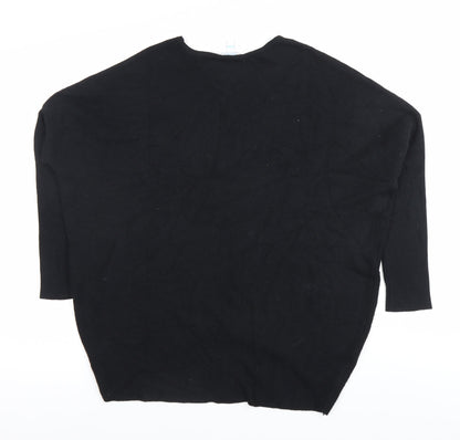 Womens UK Size S Blue Vanilla Black Pullover Jumper