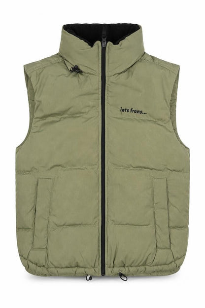 Jets Frans Womens Green S Puffer Padded Waistcoat Sleeveless Casual
