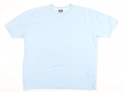 Slazenger Men’s 4XL Blue Crew Neck Short Sleeve T-Shirt
