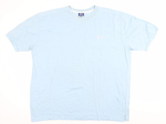 Slazenger Men’s 4XL Blue Crew Neck Short Sleeve T-Shirt