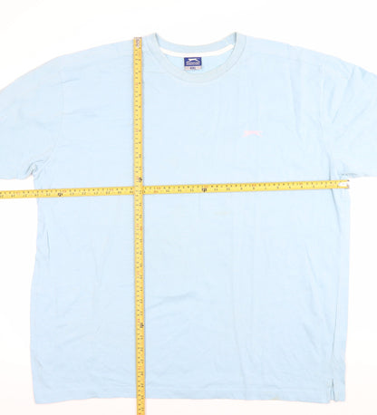 Slazenger Men’s 4XL Blue Crew Neck Short Sleeve T-Shirt