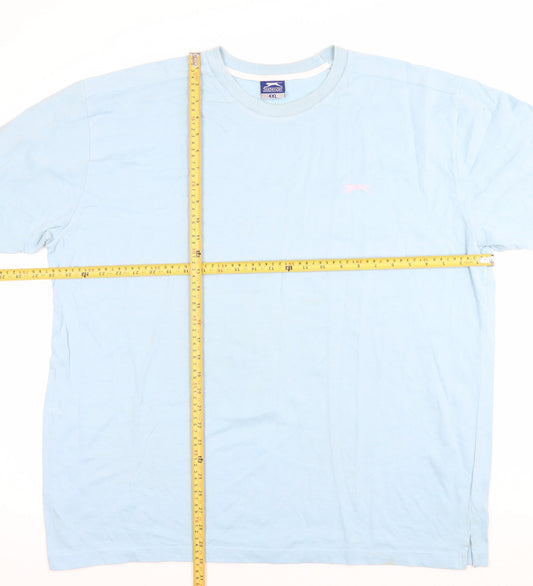 Slazenger Men’s 4XL Blue Crew Neck Short Sleeve T-Shirt