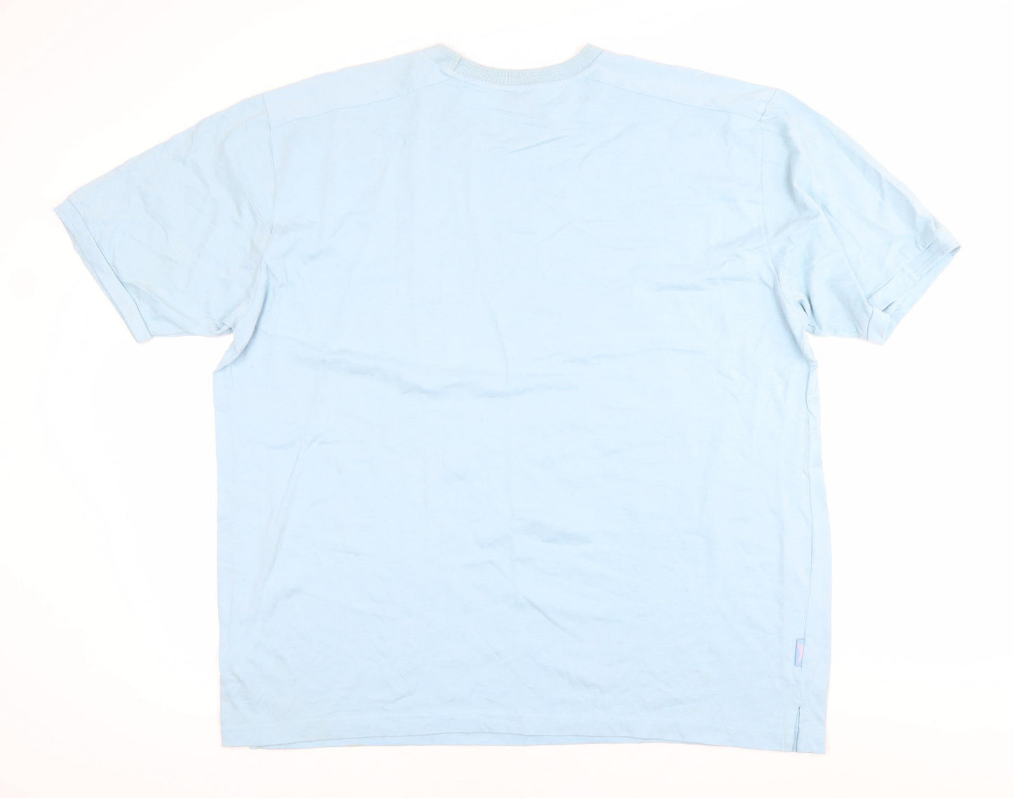 Slazenger Men’s 4XL Blue Crew Neck Short Sleeve T-Shirt