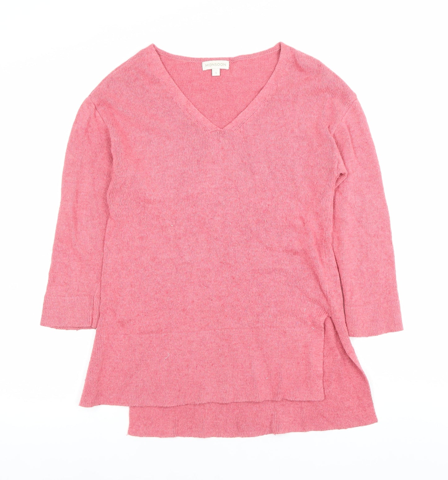 Womens UK Size S Monsoon Pink Tunic Jumper