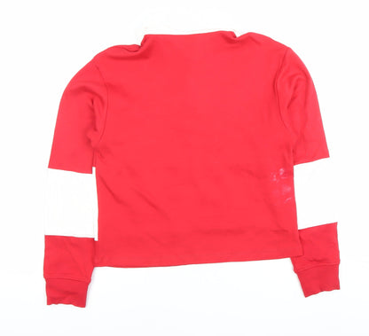 Womens UK Size 8 NEXT Red Pullover Sweatshirt