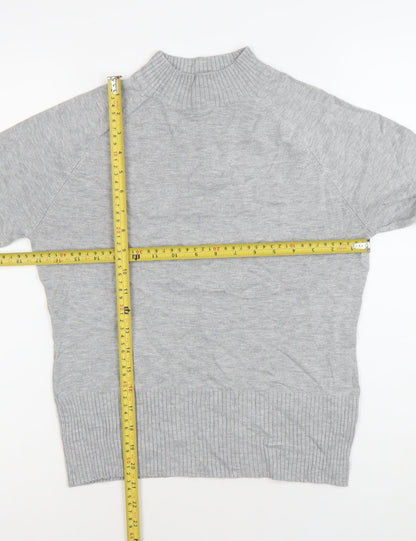 Womens UK Size 12 New Look Grey Pullover Jumper