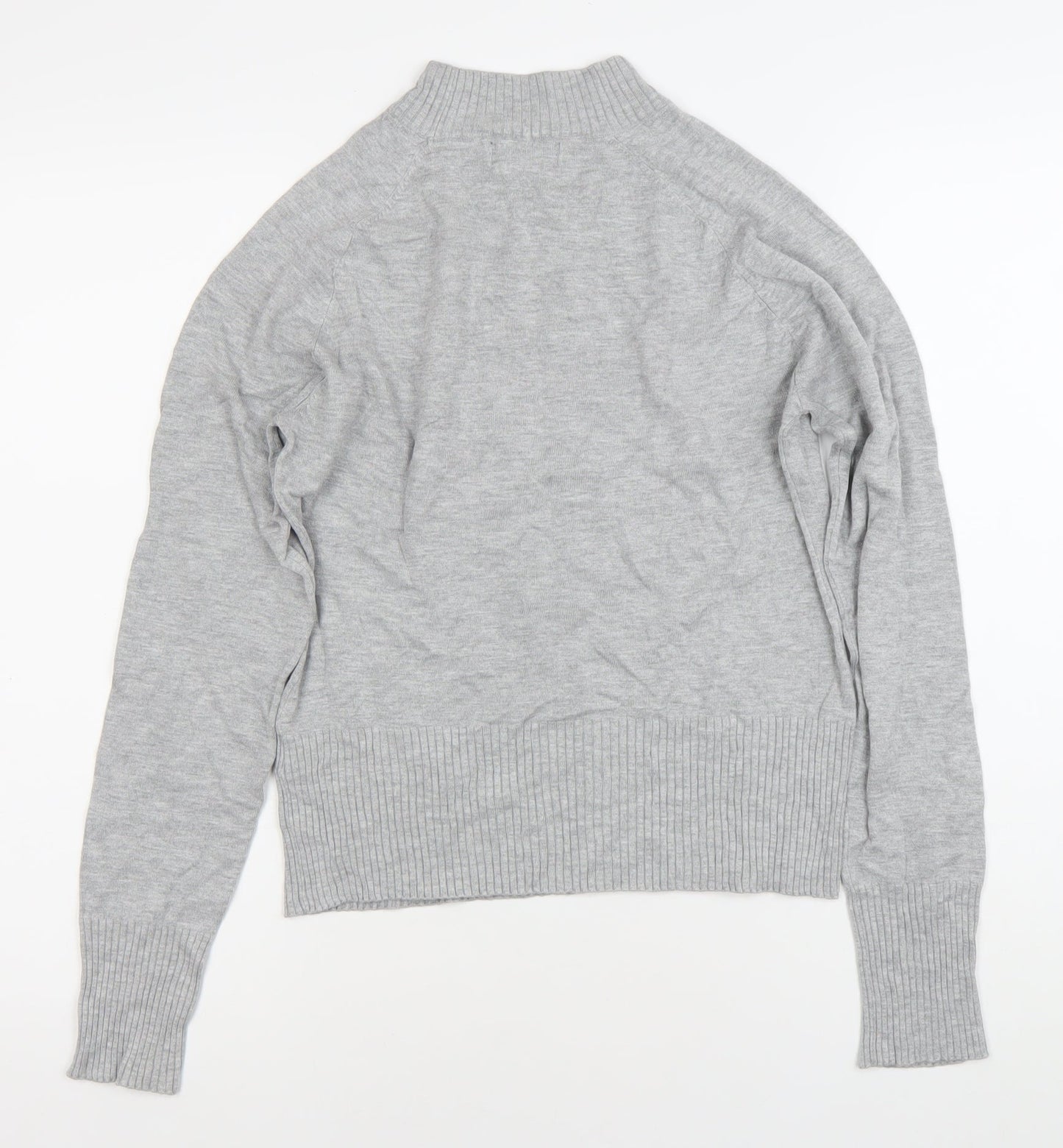 Womens UK Size 12 New Look Grey Pullover Jumper