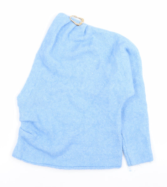 Womens UK Size S Zara Blue Pullover Jumper