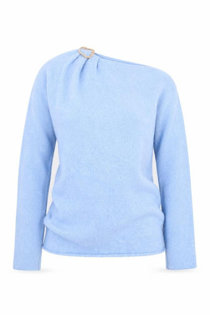Womens UK Size S Zara Blue Pullover Jumper