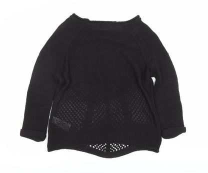 Womens UK Size 8 Atmosphere Black Pullover Jumper