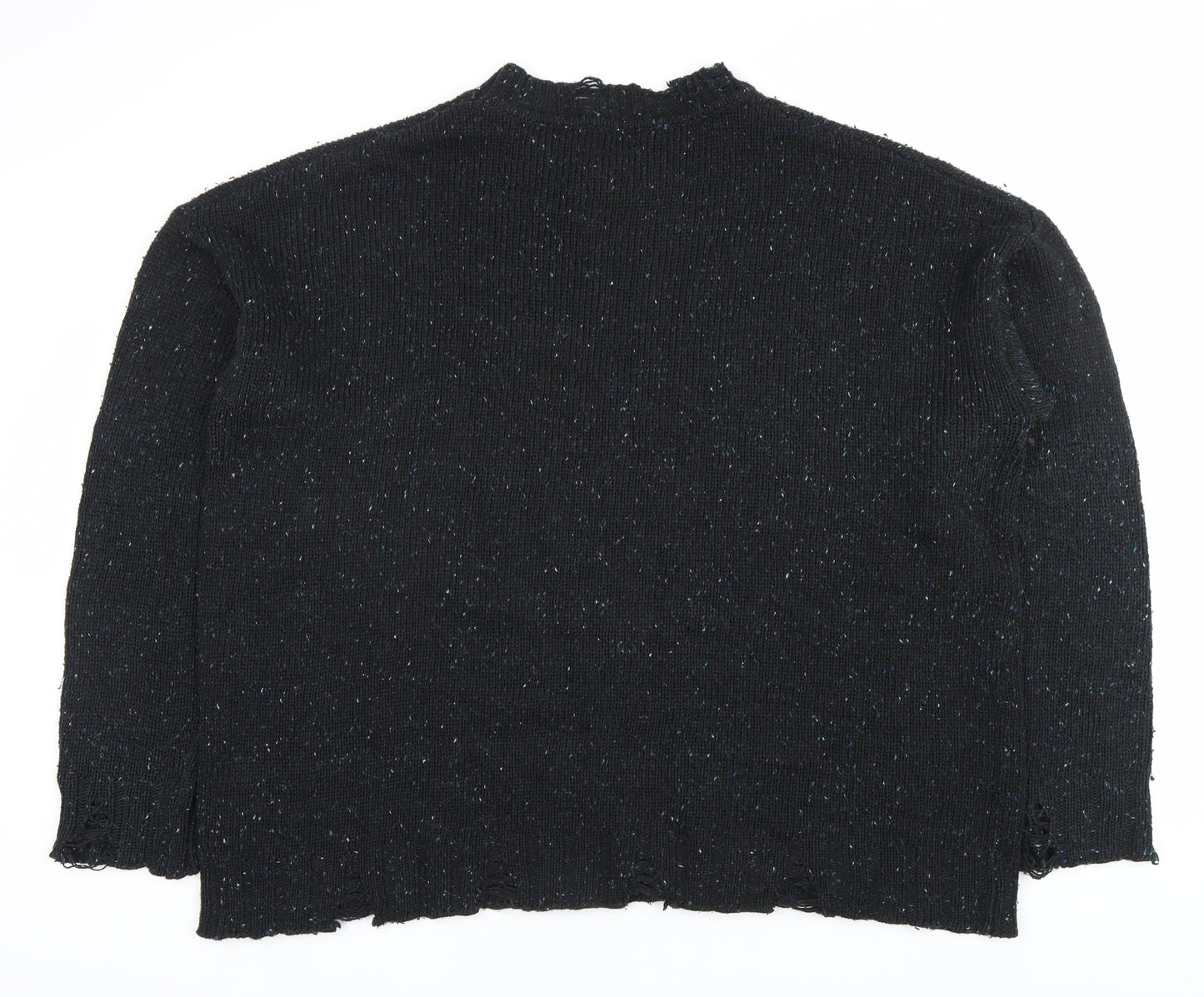Womens UK Size 2XL River Island Black Pullover Jumper