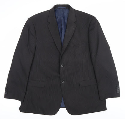 Mens UK Size 40 Greenwoods Regular Black Suit Jacket