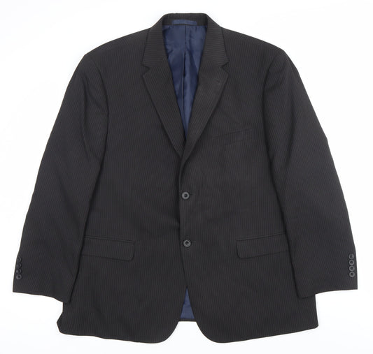 Mens UK Size 40 Greenwoods Regular Black Suit Jacket