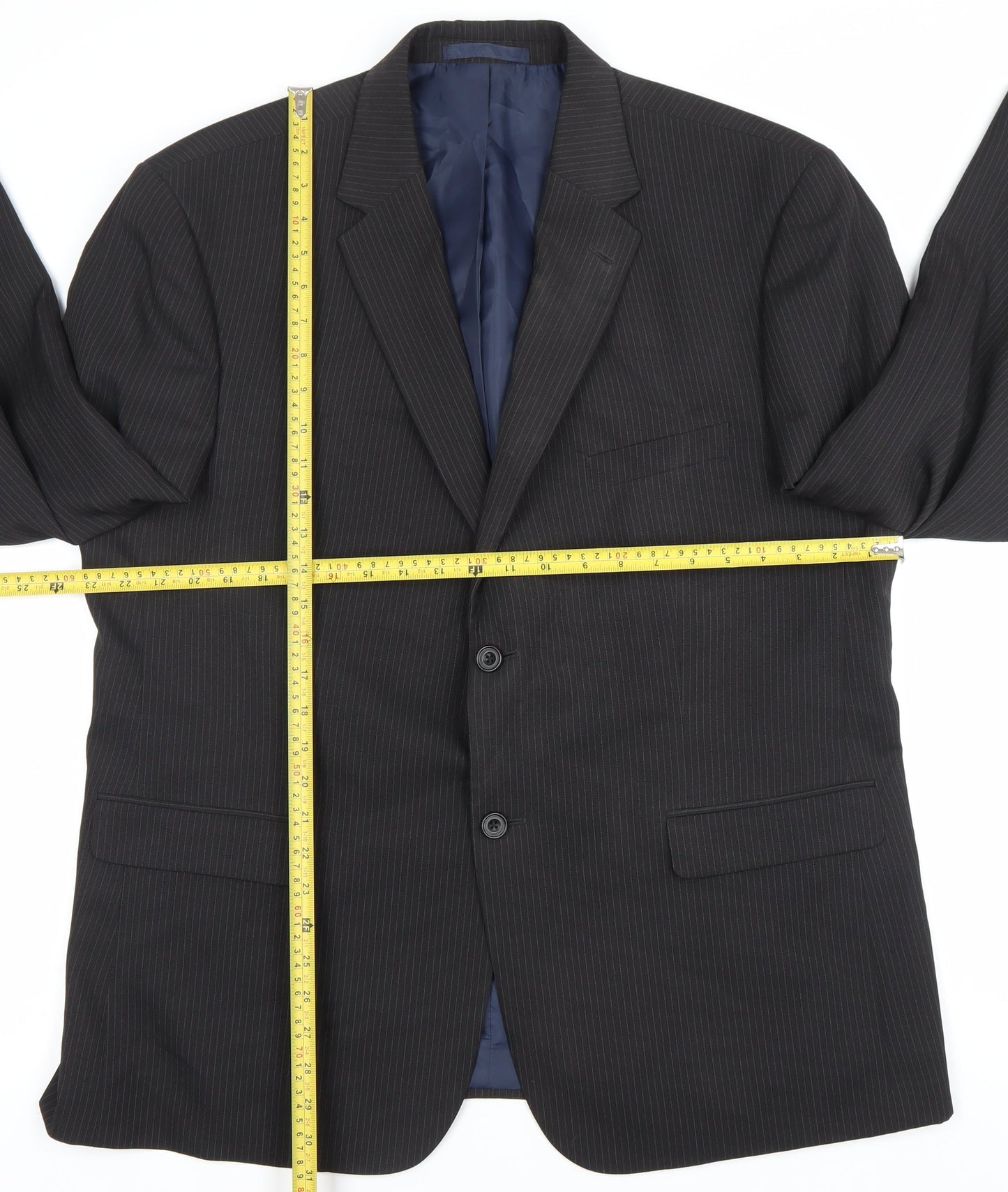 Mens UK Size 40 Greenwoods Regular Black Suit Jacket