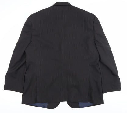 Mens UK Size 40 Greenwoods Regular Black Suit Jacket