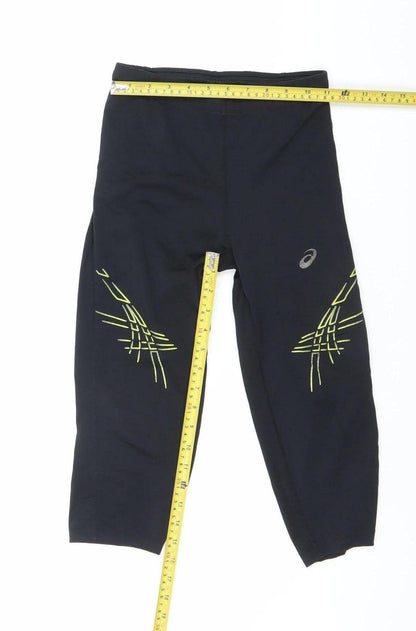 Asics Women’s Black S Compression Shorts Gym Running Quick Dry