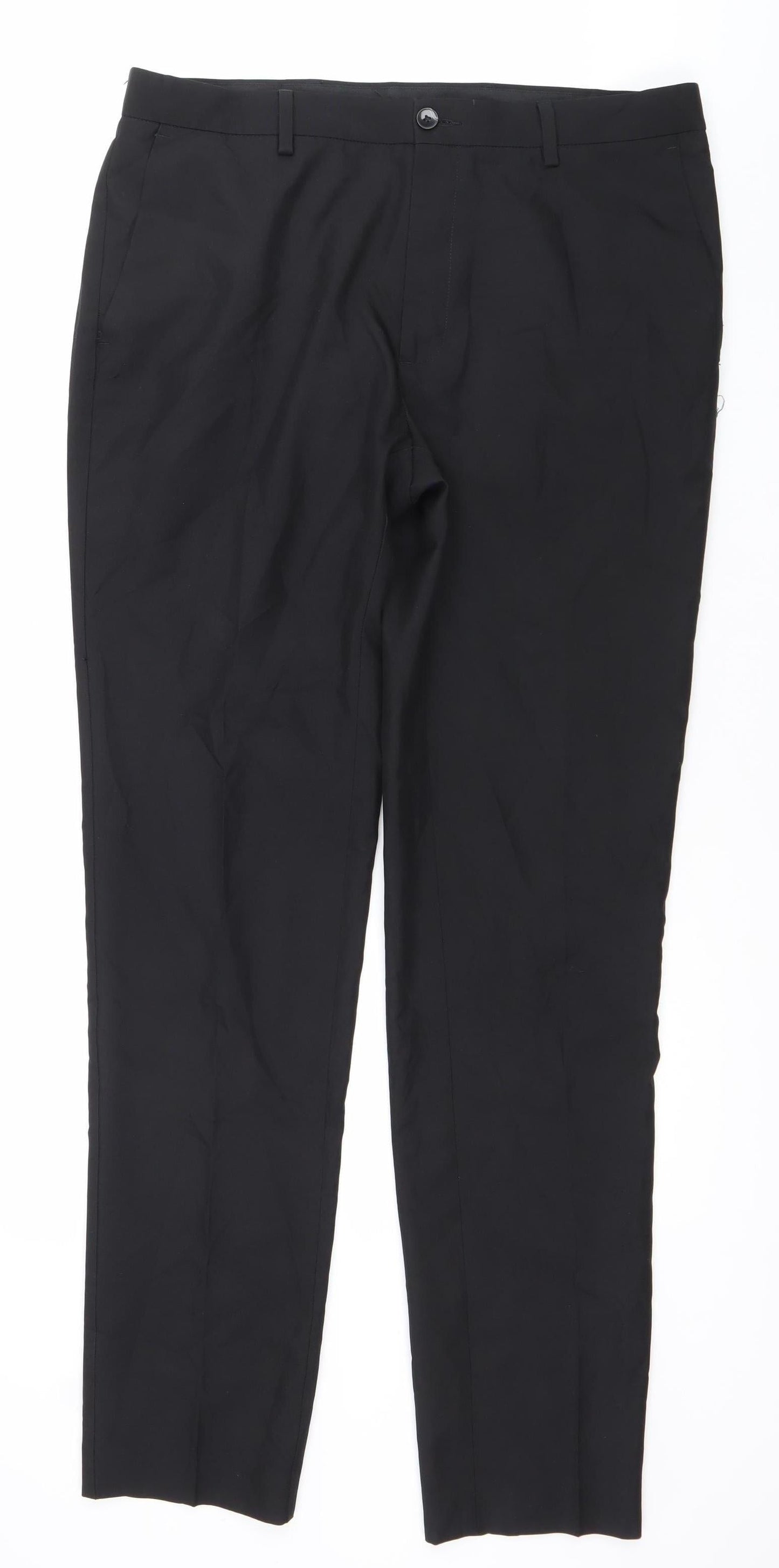Marks and Spencer Men's Black 34L Skinny Dress Pants