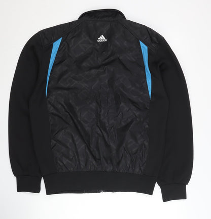adidas Mens Black XL Track Jacket Full Zip Sportswear