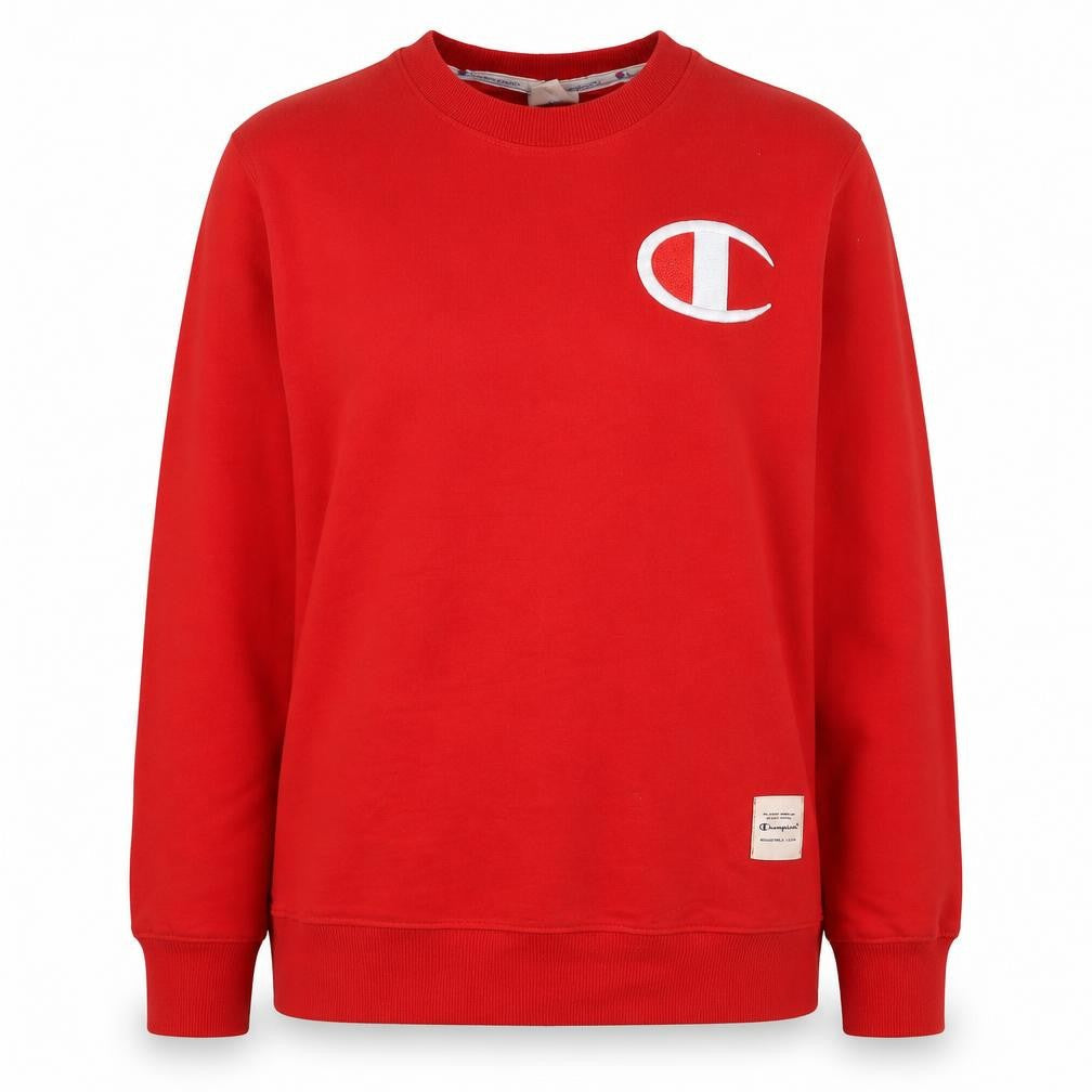 Womens UK Size L Champion Red Pullover Sweatshirt