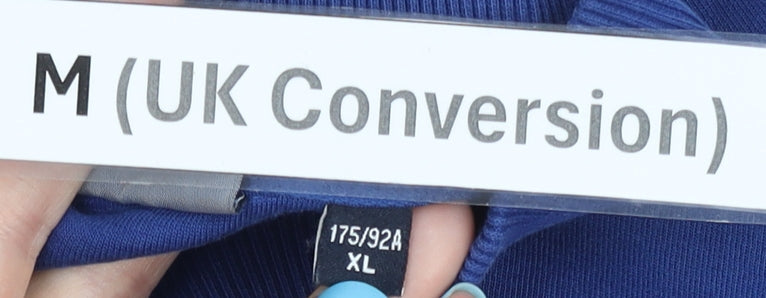 Fila Unisex Blue M Pullover Sweatshirt Crew Neck Logo Graphic