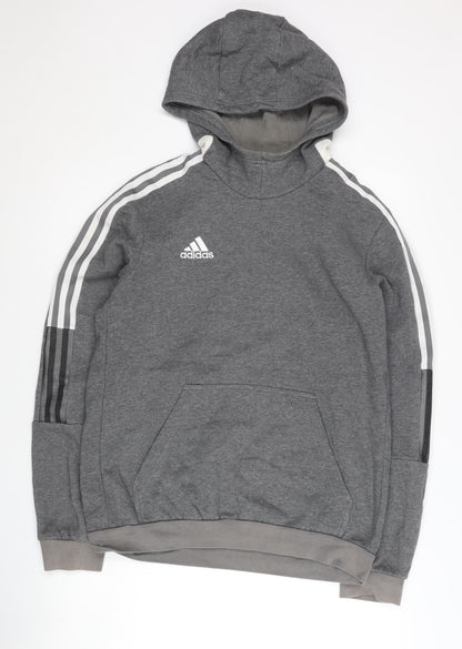 Mens UK Size M adidas Grey Pullover Hoodie