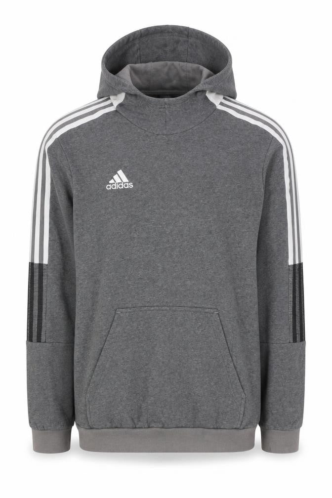 Mens UK Size M adidas Grey Pullover Hoodie