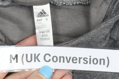 Mens UK Size M adidas Grey Pullover Hoodie