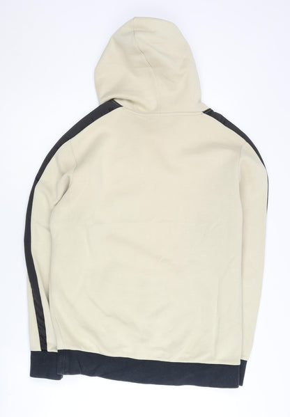 Mens UK Size S PUMA Beige Pullover Hoodie