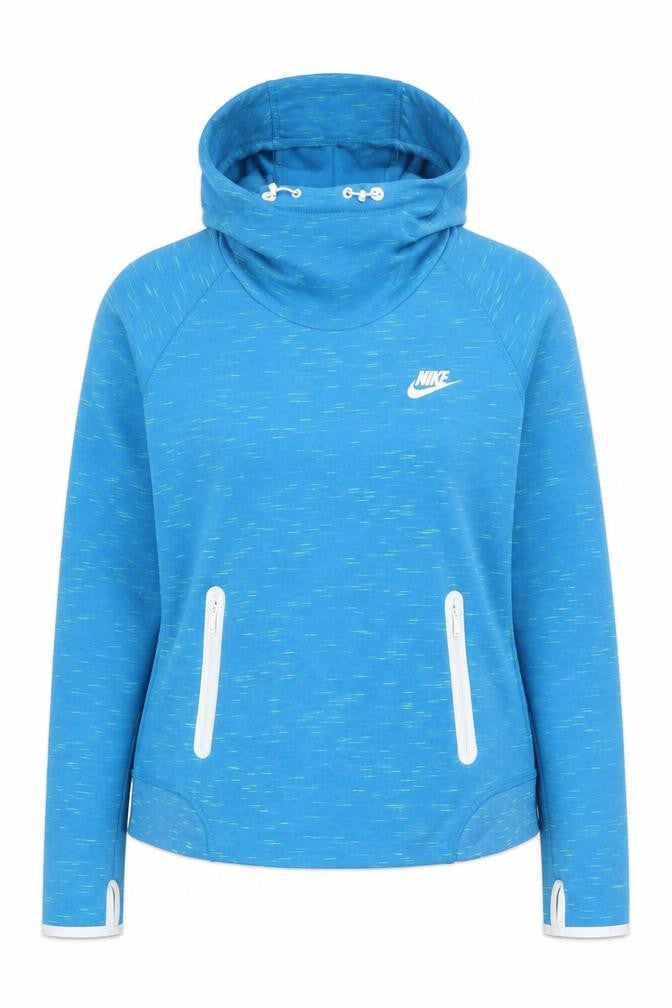 Womens UK Size XL Nike Blue Pullover Hoodie