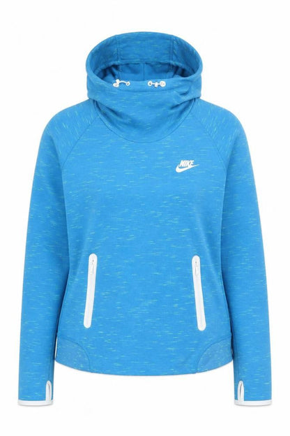 Womens UK Size XL Nike Blue Pullover Hoodie