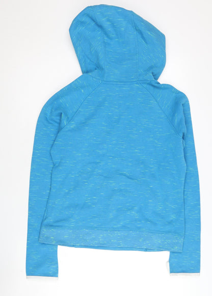 Nike Women's Blue XL Pullover Hoodie with Zip Pockets