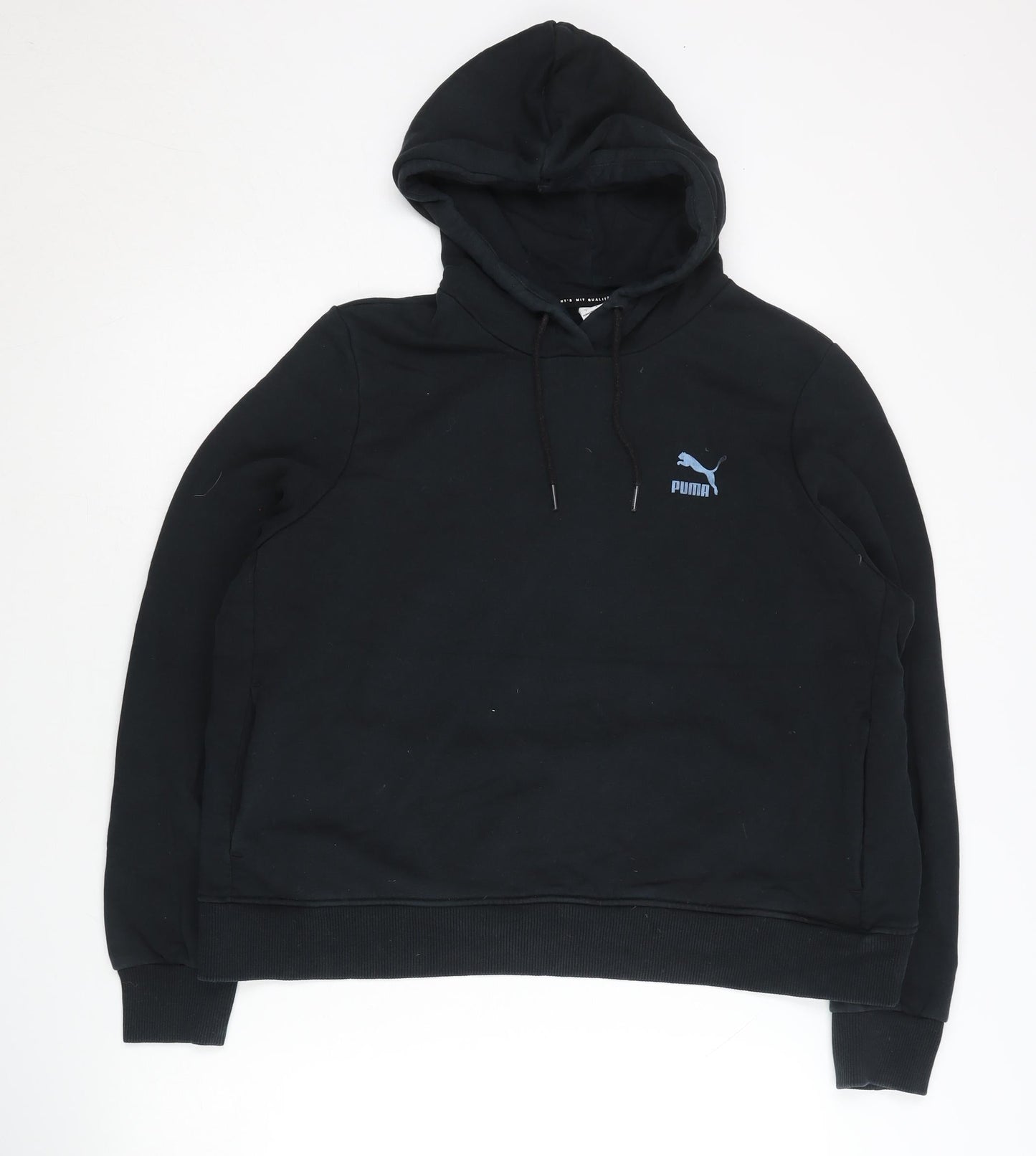 Womens UK Size 14 PUMA Black Pullover Hoodie