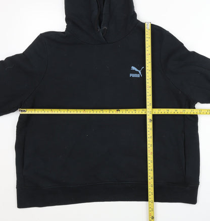 Womens UK Size 14 PUMA Black Pullover Hoodie