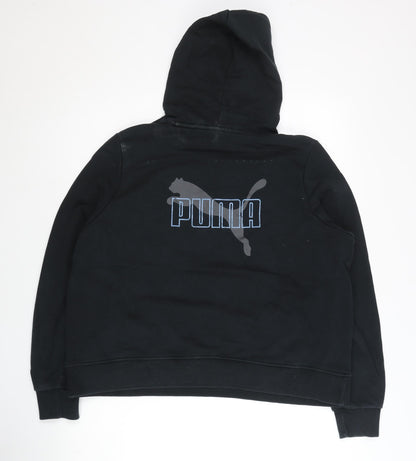 Womens UK Size 14 PUMA Black Pullover Hoodie