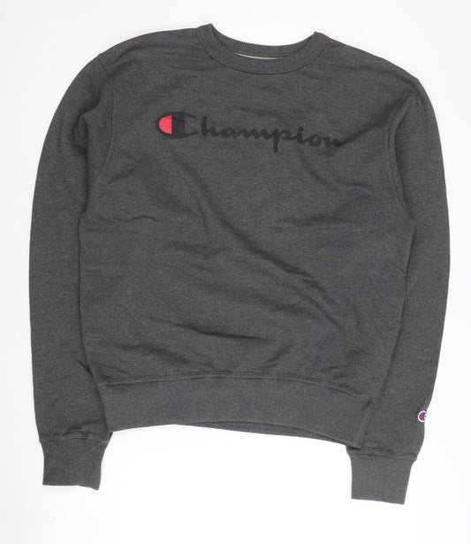Mens UK Size S Champion Grey Pullover Sweatshirt