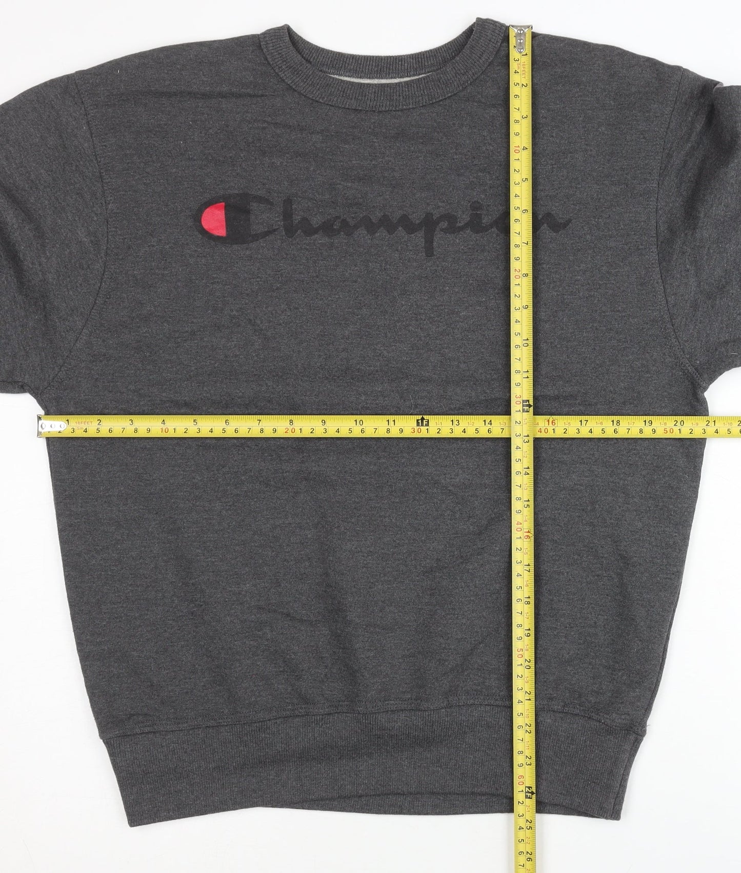 Mens UK Size S Champion Grey Pullover Sweatshirt