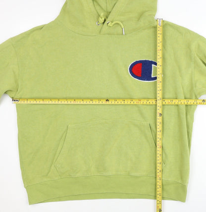 Champion Women’s Green Pullover Hoodie Large Logo Sportswear