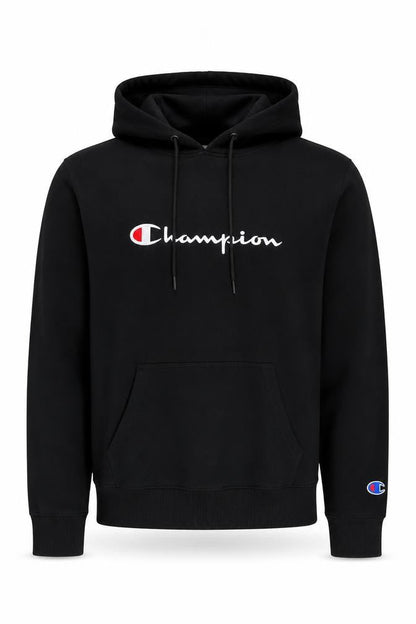 Mens UK Size M Champion Black Pullover Hoodie