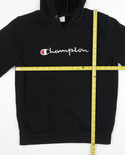 Mens UK Size M Champion Black Pullover Hoodie