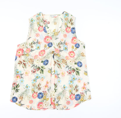 Womens UK Size S ROSE + OLIVE Multicoloured Basic Blouse