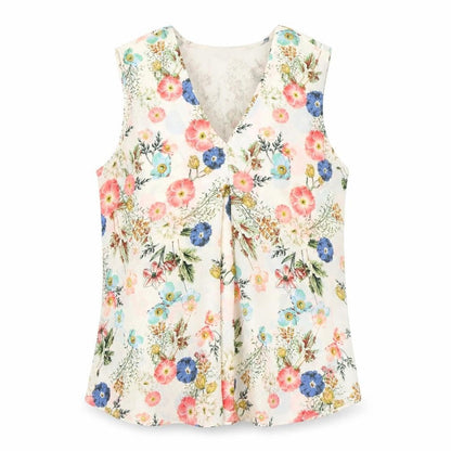 Womens UK Size S ROSE + OLIVE Multicoloured Basic Blouse