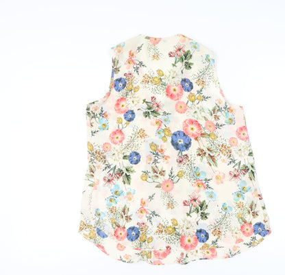 Womens UK Size S ROSE + OLIVE Multicoloured Basic Blouse
