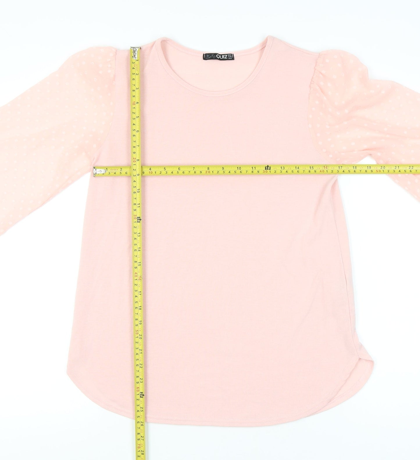 Womens UK Size 12 Quiz Pink Basic Blouse