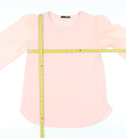 Womens UK Size 12 Quiz Pink Basic Blouse