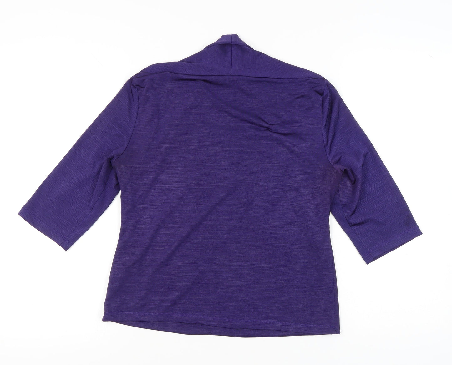 Womens UK Size 14 Minuet Purple Bolero Blouse