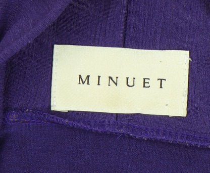Womens UK Size 14 Minuet Purple Bolero Blouse