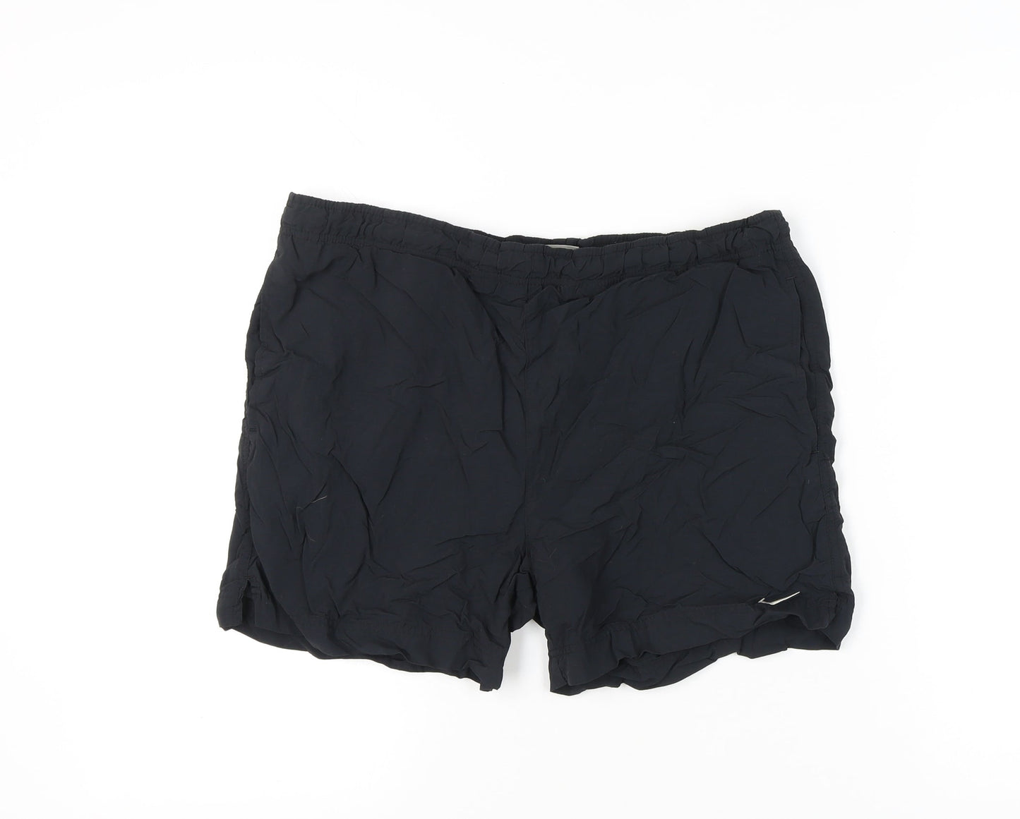 Nike Men's Black Small Swim Shorts Elastic Waist Quick Dry Mesh Lining