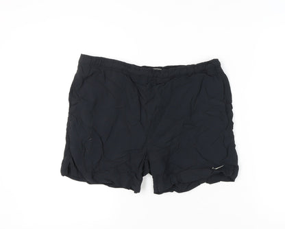 Nike Men's Black Small Swim Shorts Elastic Waist Quick Dry Mesh Lining