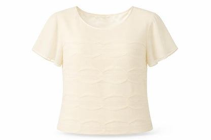 Womens UK Size 10 Jacques Vert Ivory Basic Blouse