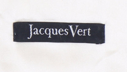 Womens UK Size 10 Jacques Vert Ivory Basic Blouse